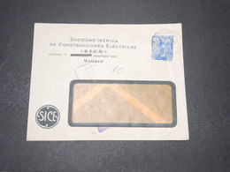 ESPAGNE - Censure De Madrid Sur Enveloppe Commerciale - L 15410 - Marcas De Censura Republicana