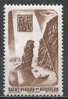 St. Pierre & Miquelon 1947. Scott #324 (MH) Soldiers' Bay - Unused Stamps