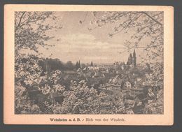 Weinheim / Weinheim An Der Bergstraße - Blick Von Der Windeck - Vorgedruckt 'Feldpostkarte' überdruckt - Weinheim