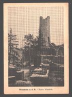 Weinheim / Weinheim An Der Bergstraße - Ruine Windeck - Vorgedruckt 'Feldpostkarte' überdruckt - Weinheim