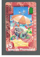 AUSTRALIA -   1992 CHRISTMAS     -   USED  -    RIF. 10289 - Noel