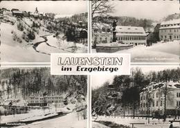 41235453 Lauenstein Erzgebirge Marktplatz, Falknerbrunnen Lauenstein - Geising