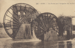 Architecture - Moulins à Eau - Roues Norias - Irrigation Jardins - Hama Syrie - 1921 - Water Mills