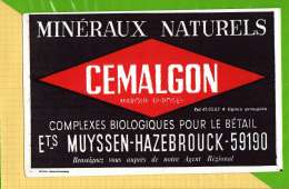 BUVARD & Blotting Paper :Mineraux Naturels Pour Betail CEMALGON  HAZEBROUCK - Farm