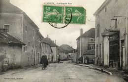 CPA - COUSSEY (88) - Aspect De La Grande Rue En 1916 - Coussey