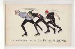 Humor. They All Go Up! The Midonn Skates. Roller Skates. Sport - Pattinaggio Artistico