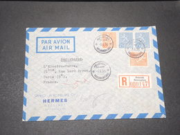 FINLANDE - Enveloppe En Recommandé De Helsinki Pour La France En 1955 , Par Avion - L 15513 - Lettres & Documents