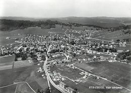 Ref W86- Suisse - Sainte Croix - Ste Croix - Vue Aerienne  / Format :15cms X 10,5cms / -carte Bon Etat - - Sainte-Croix 