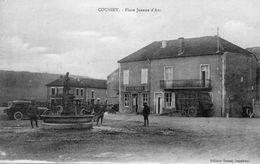 CPA - COUSSEY (88) - Aspect De La Place Jeanne D'Arc Et De L'Hôtel Dans Les Années De Guerr - Coussey