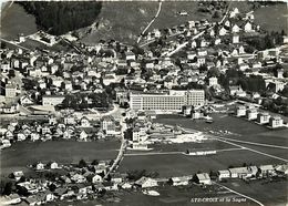 Ref W83- Suisse - Sainte Croix - Ste Croix - Vue Aerienne  / Format :15cms X 10cms / -carte Bon Etat - - Sainte-Croix 