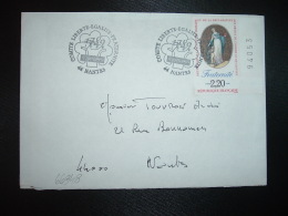 LETTRE TP FRATERNITE 2,20 BORD DE FEUILLE Numéroté OBL.17 JUIN 1989 44 NANTES COMITE LIBERTE EGALITE FRATERNITE - Rivoluzione Francese