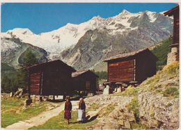 SUISSE,SCHWEIZ,SVIZZERA,SWITZERLAND,HELVETIA,SWISS ,VALAIS,VILLAGEOISE,COSTUME DU PAYS,CABANE,HABITANTES ,FOUR A PAIN - Otros & Sin Clasificación