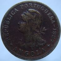 LaZooRo: Angola 50 Centavos 1927 F / VF - Angola