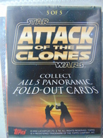 Cartes Star Wars Attack Of The Clones Fold Out Card(#5 De 5 - Star Wars