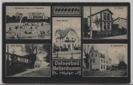 Ostseebad Kellenhusen - Deutsches Haus, Seestern, Villa Renck, G. Bader, Villa Sophie, H. Söhrmann - Kellenhusen