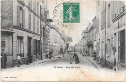 SAINT BRICE SOUS FORET - 95 - CPA DOS SIMPLE - Rue De Paris - Vendue En L'état - LYO86/ROUI - - Saint-Brice-sous-Forêt