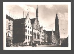 Landshut - Martinskirche Mit Rathaus - Echt Foto - Verlag Foto Walcher, München - Landshut