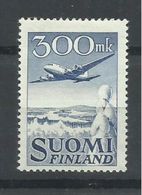 FINLANDIA  YVERT   AEREO 3   MH  * - Unused Stamps
