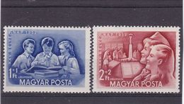 #E.8435 Hungary 1952 Full Set MNH Michel 1274 - 75: Stamp Day - Ungebraucht