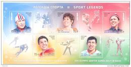 2013. Russia, Olympic Games Sochi'2014, Legends Of Russian Sport, S/s, Mint/** - Nuovi