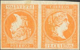 182 NE1e. 1855. 12 Cuartos Naranja, En Pareja CAPICUA (correspondiente A La 2ª Tirada, Como Todos Los Conocidos). NO EMI - Andere & Zonder Classificatie