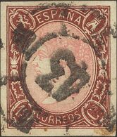 206 º 69/73A. 1865. Serie Completa. Amplios Márgenes Y Todos Los Valores Inutilizados Con Matasello Rueda De Carreta (mu - Other & Unclassified