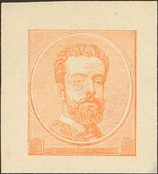 237 (*) . 1871. Conjunto De Tres PRUEBAS DE PUNZON, Sin Cifra Del Valor, En Verde (márgenes Pequeños), Lila Y Naranja, D - Andere & Zonder Classificatie