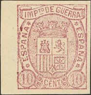 250 (*) 154/55. 1875. Serie Completa (el 5 Cts Pliegue Vertical Sin Importancia), Borde De Hoja. SIN DENTAR. MAGNIFICA. - Other & Unclassified