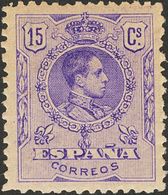 333 ** 270. 1909. 15 Cts Violeta. PIEZA DE LUJO. - Other & Unclassified