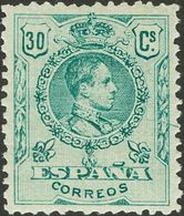 336 ** 275. 1909. 30 Cts Verde. Excelente Centraje Y Color. PIEZA DE LUJO. - Other & Unclassified