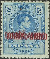 357 **/* 292/94hh. 1920. 5 Cts Verde, 10 Cts Rojo Y 25 Cts Azul. Variedad SOBRECARGA DOBLE. MAGNIFICOS. (Edifil 2015: +3 - Other & Unclassified