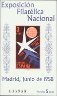640 ** 1222/23. 1958. Hojas Bloque. MAGNIFICAS. (Edifil 2018: 84€) - Other & Unclassified