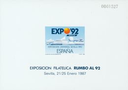 660 (*) 11P. 1987. Prueba De Lujo. RUMBO AL 92. MAGNIFICA. (Edifil 2018: 155€) - Other & Unclassified