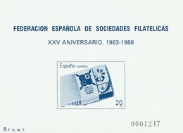 665 ** 16P. 1988. Prueba De Lujo. FESOFI. MAGNIFICA. (Edifil 2018: 84€) - Sonstige & Ohne Zuordnung