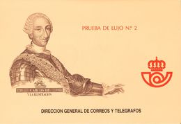 666 ** 17P. 1988. Prueba De Lujo. CARLOS III. MAGNIFICA. (Edifil 2018: 83€) - Autres & Non Classés