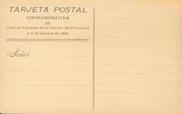 687 (*) . 1905. Tarjeta Postal Conmemorativa "Libre De Franqueo En El Interior Del País Hasta El 2 De Octubre De 1905".  - Other & Unclassified