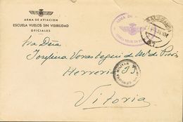 793 SOBRE. 1939. SALAMANCA A VITORIA (remitida Por Rafael Martínez De Pisón Que Más Tarde Sería El Director General De A - Andere & Zonder Classificatie