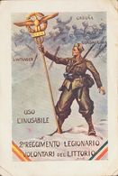 814 SOBRE 820. 1938. 15 Cts Pizarra. Tarjeta Postal Ilustrada 2º REGGIMENTO LEGIONARIO VOLUNTARI DEL LITTORIO De ZARAGOZ - Other & Unclassified