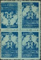 821 * . (1936ca). Interesante Conjunto De Sellos Benéficos De Fuengirola (Iglesia Demolida Y Pro-Fuengirola), En Nuevo Y - Other & Unclassified