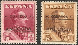 878 * 1/12d. 1928. Serie Completa, Doce Valores. DENTADO 14. MAGNIFICA Y RARA. (Edifil 2013: 1640€) - Other & Unclassified