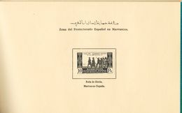994 * 85/101. 1937. Serie Completa Incluyendo La De Marruecos En Carpeta (Carnet) Para Obsequios Con Inscripción CORREO  - Cape Juby