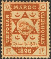 1156 * 139/45. 1896. Serie Completa (conservación Habitual), El 5 Cts, 10 Cts Y 20 Cts En Usado. TETOUAN A CHECHOUAN. MA - Spanish Morocco
