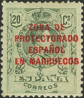 1177 * NE3/4. 1916. 15 Cts Violeta Y 20 Cts Verde. NO EMITIDOS. MAGNIFICOS Y RAROS. (Edifil 2018: 336€) - Other & Unclassified