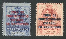 1227 ** 9/16. 1917. Serie Completa (valor Clave Sin Fijasellos). MAGNIFICA. (Edifil 2018: +410€) - Spanish Morocco