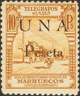 1230 **/* 32/34. 1935. Serie Completa (valor Clave Con Fijasellos). MAGNIFICA Y MUY RARA. Cert. GRAUS. (Edifil 2018: +49 - Spanish Morocco