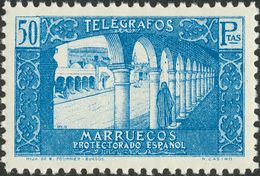 1232 ** 42/50. 1938. Serie Completa. MAGNIFICA Y RARA, ESPECIALMENTE EN ESTA CALIDAD. (Edifil 2018: 158€) - Spanish Morocco