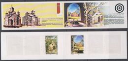 Yugoslavia 1999 Serbian Monasteries Booklet With 2 Strips Of 5v ** Mnh (38129) - Booklets