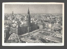 Hamburg - Rathaus Und Stadtpanorama - 1956 - Mitte