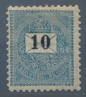 ** 1899 10kr 11 1/2 Fogazással, Rendkívül Ritka RRR! (220.000) (kis Gumirepedés) - Other & Unclassified