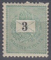 ** 1889 3kr 12:11 3/4 Fogazással Sztereo Jegyekkel, Rendkívül Ritka! - Andere & Zonder Classificatie